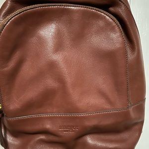 Margot gorgeous brown leather backpack